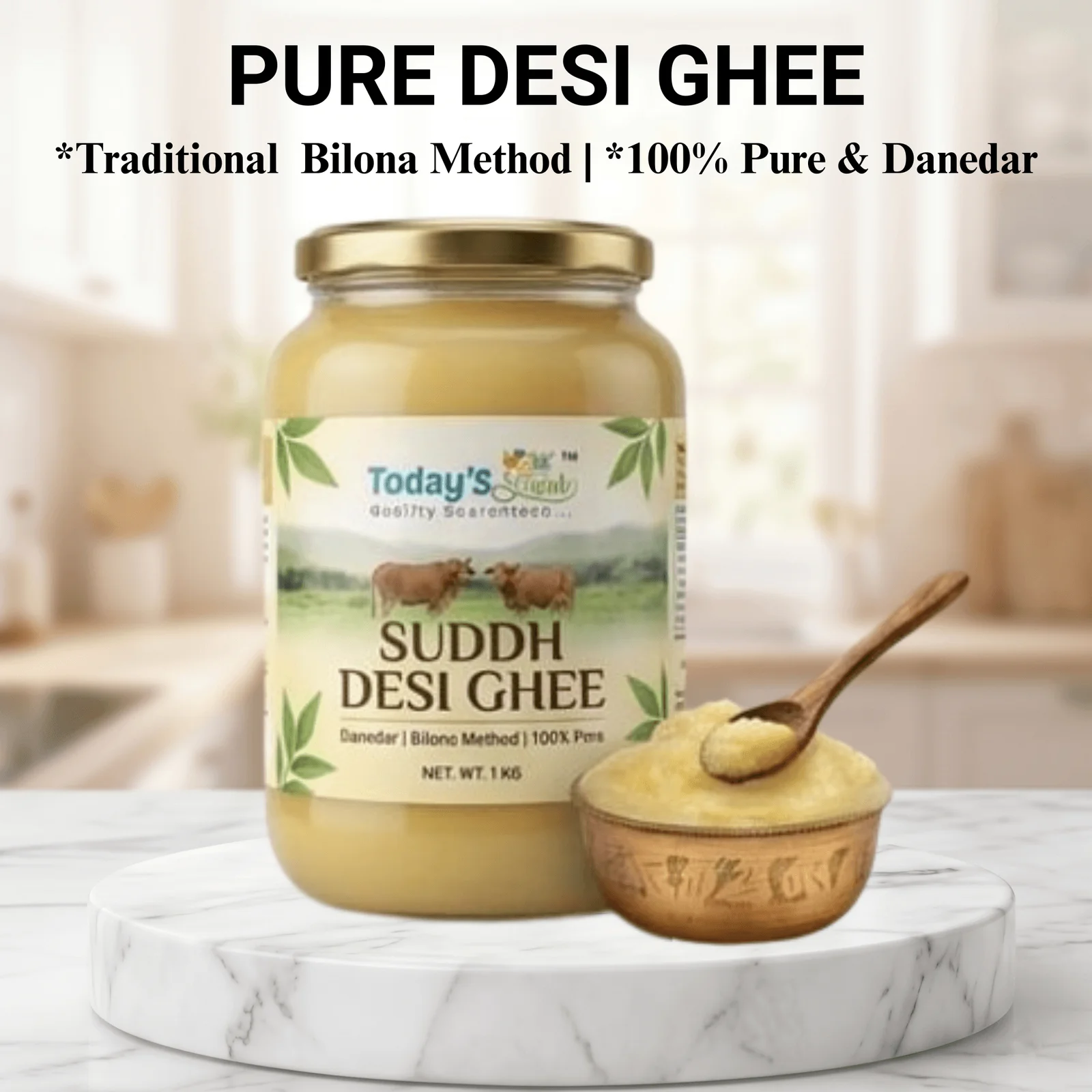 todays fresh shudh desi ghee 1